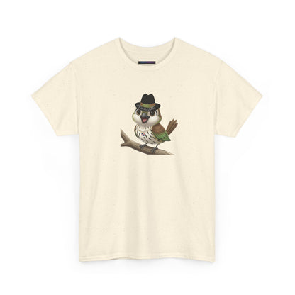 Unisex Heavy Cotton Tee Ciguita Chillin' on a Branch
