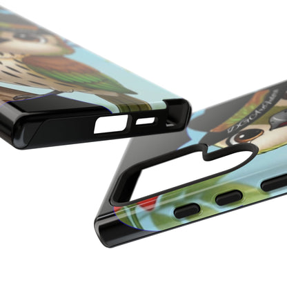 Tough Phone Case  Black- Matte & Glossy Options - Cigüita Design
