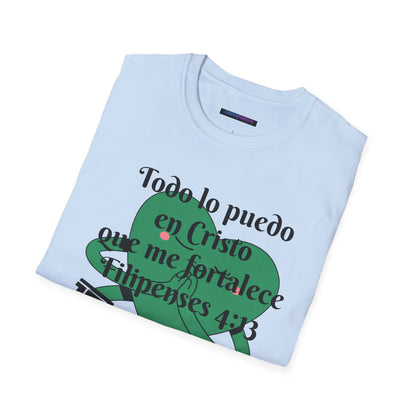 Unisex Softstyle T-Shirt - Filipenses 4:13 Todo lo Puedo en Cristo
