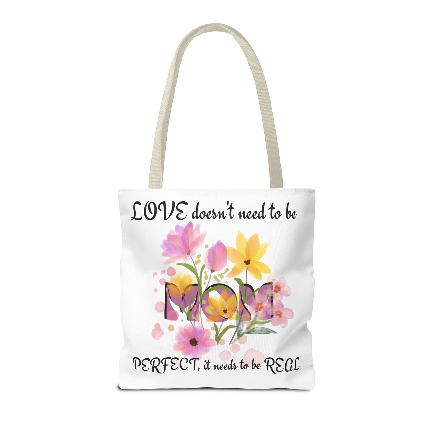 Love Is Real Inspirational Carryall Tote Bag
