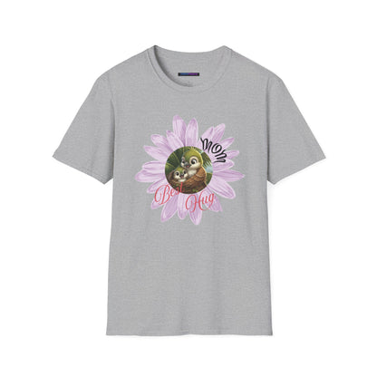 Cigüita Mother’s Embrace Flower Design - Softstyle T-Shirt