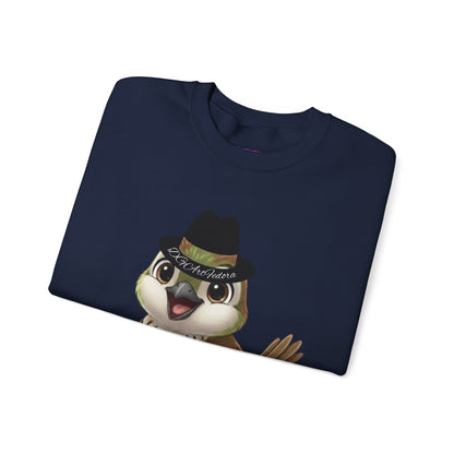 Unisex Heavy Blend Crewneck Sweatshirt Cigüita the Palmchat