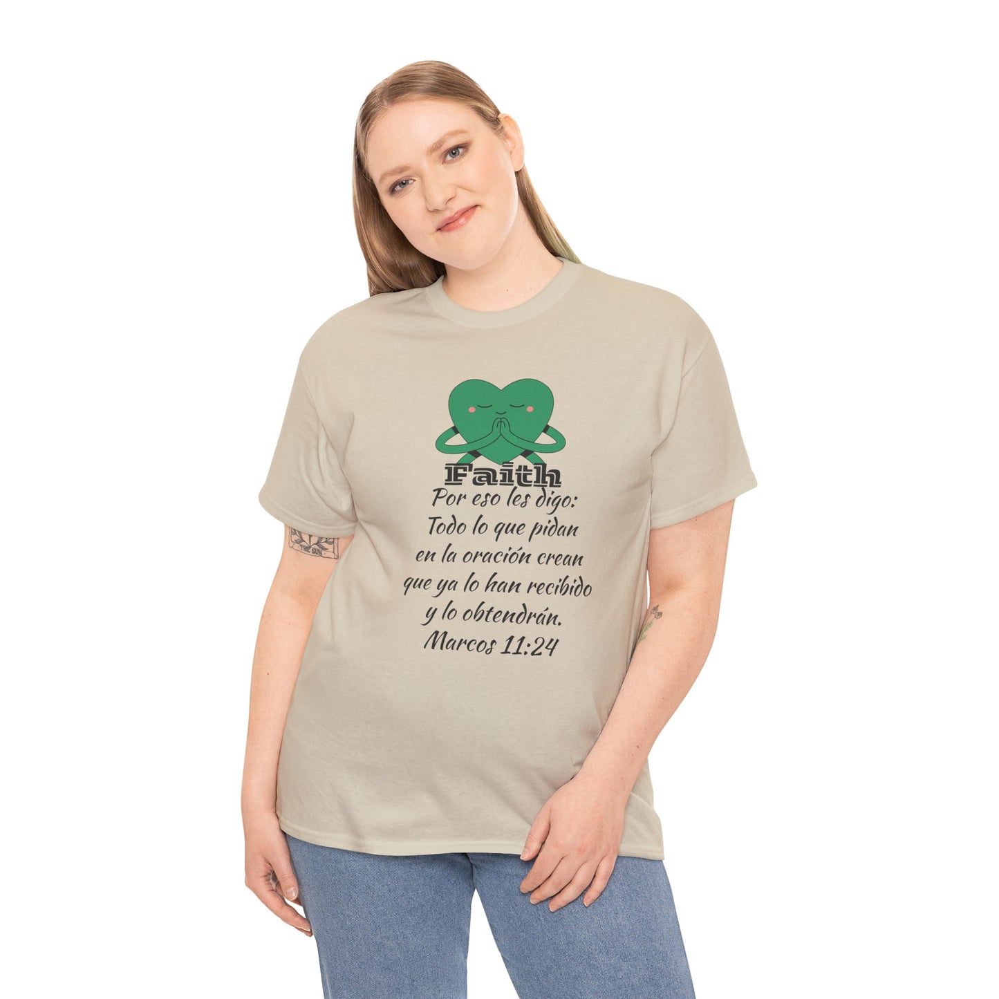 Unisex Heavy Cotton Tee - Fe Marcos 11:24