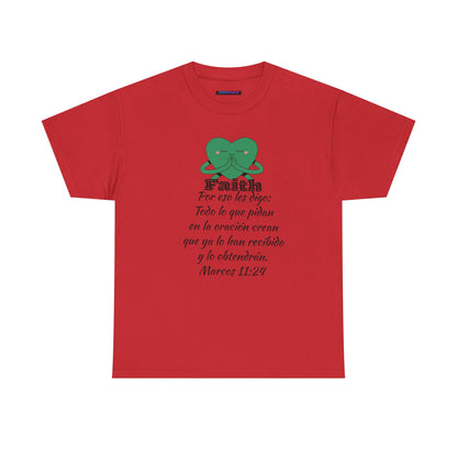 Unisex Heavy Cotton Tee - Fe Marcos 11:24
