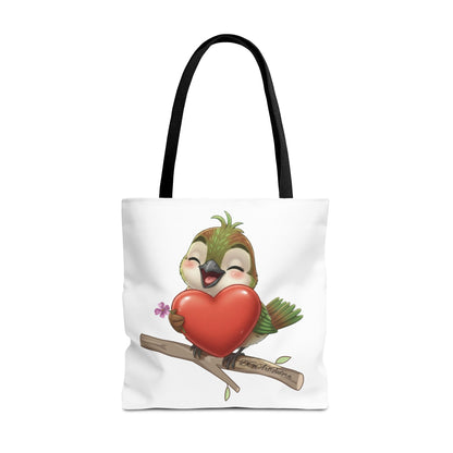 Tote Bag (AOP) - Ciguita Hugging Heart