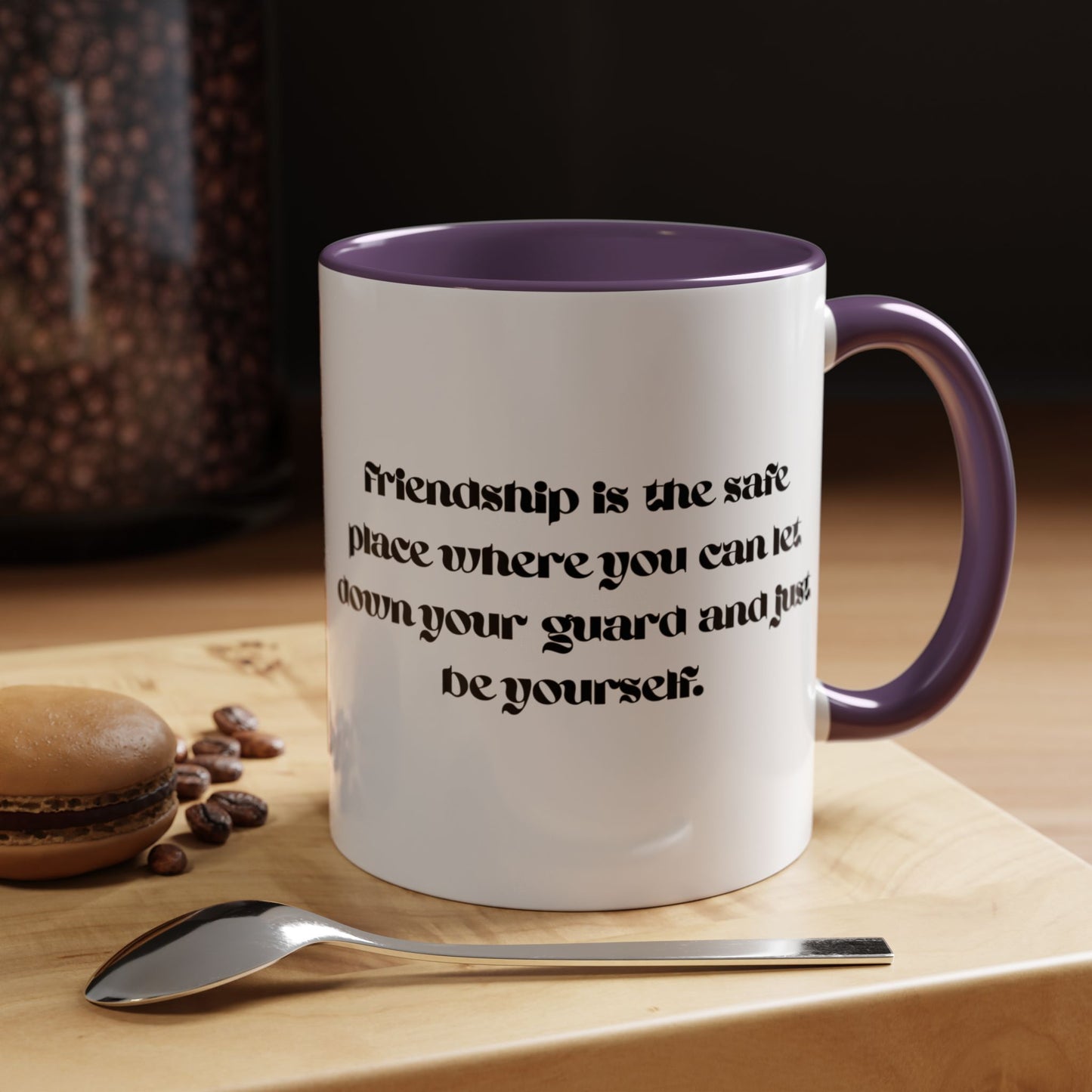 Cigüita Friendship Mug – A Safe Place to Be Yourself (11, 15oz)
