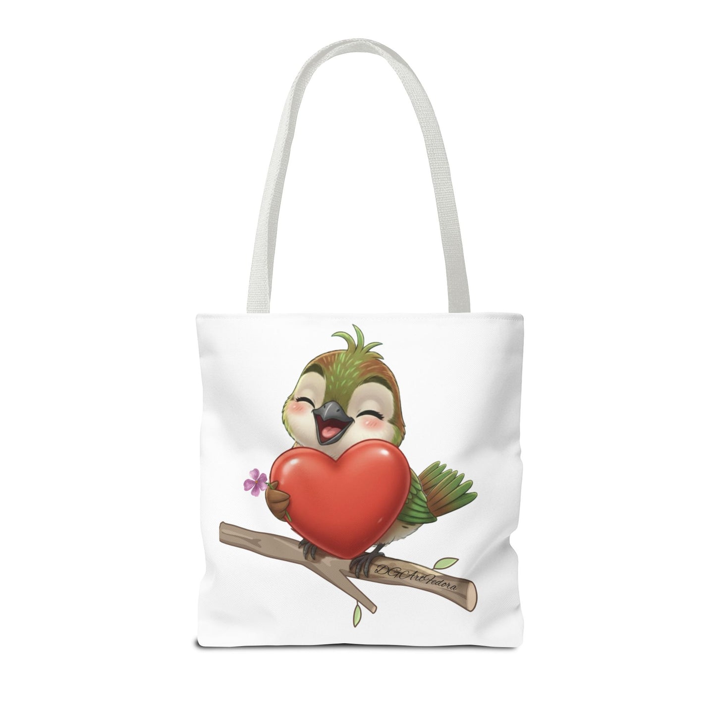 Tote Bag (AOP) - Ciguita Hugging Heart