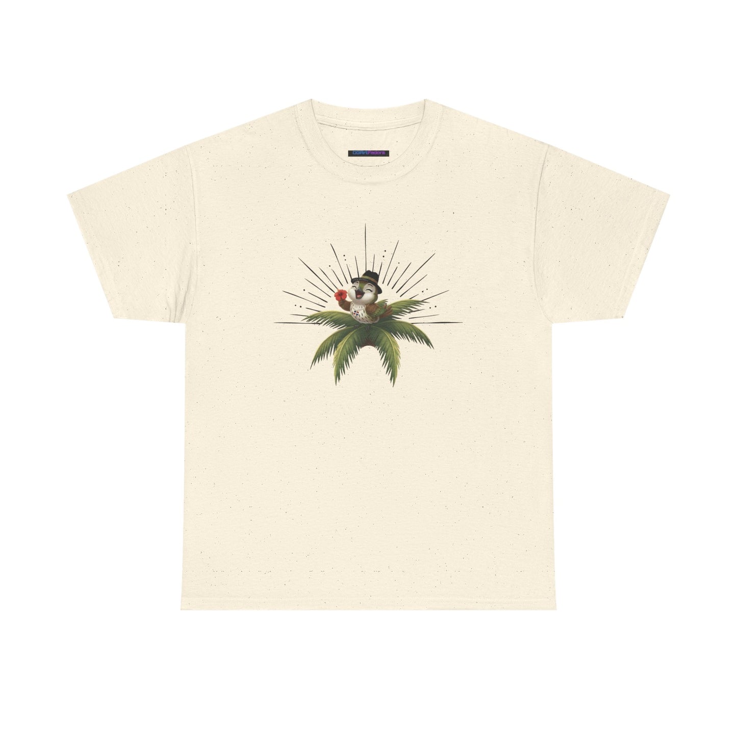 Unisex Heavy Cotton Tee Ciguita Tropical Sunrise