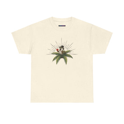 Unisex Heavy Cotton Tee Ciguita Tropical Sunrise