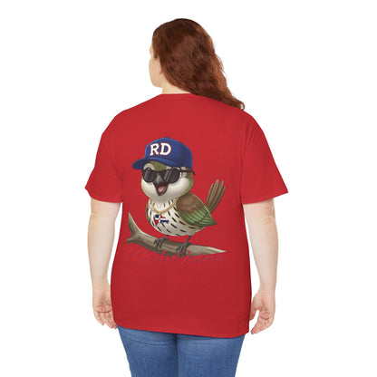 Unisex Heavy Cotton Tee - Cigüita y su Flow Dominicano - Front and Back