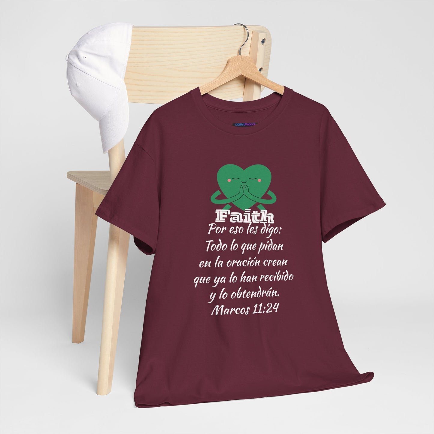 Unisex Heavy Cotton Tee - Fe Marcos 11:24