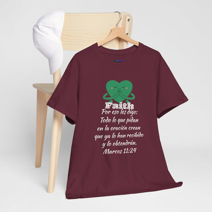 Unisex Heavy Cotton Tee - Fe Marcos 11:24