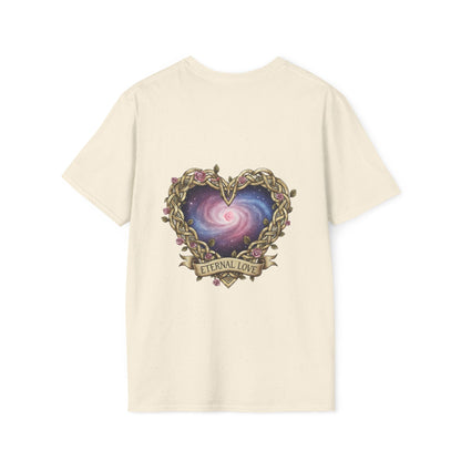 Unisex Softstyle T-Shirt infinity heart alante y atras