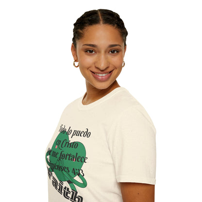 Unisex Softstyle T-Shirt - Filipenses 4:13 Todo lo Puedo en Cristo