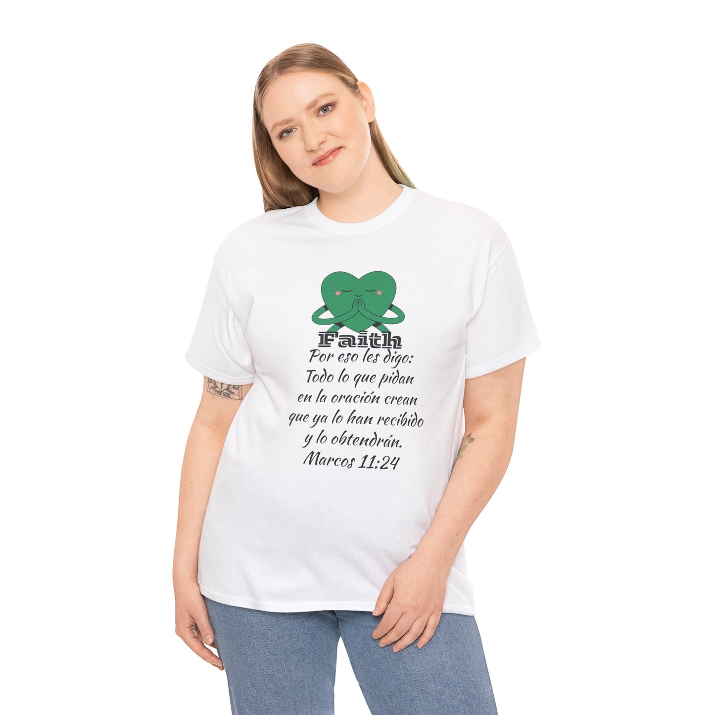 Unisex Heavy Cotton Tee - Fe Marcos 11:24