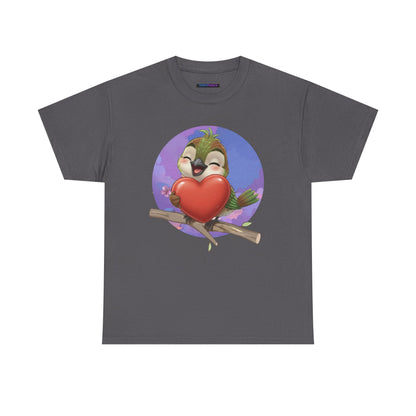 Unisex Heavy Cotton Tee Ciguita Hug your Heart