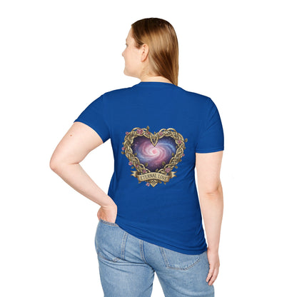 Unisex Softstyle T-Shirt infinity heart alante y atras