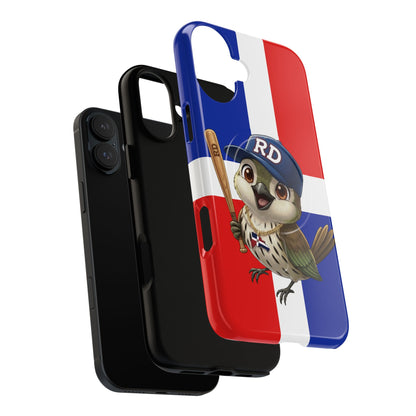Dominican flag with Cigüa ready for baseball Tough Magnetic Iphone Cases