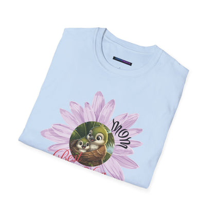 Cigüita Mother’s Embrace Flower Design - Softstyle T-Shirt