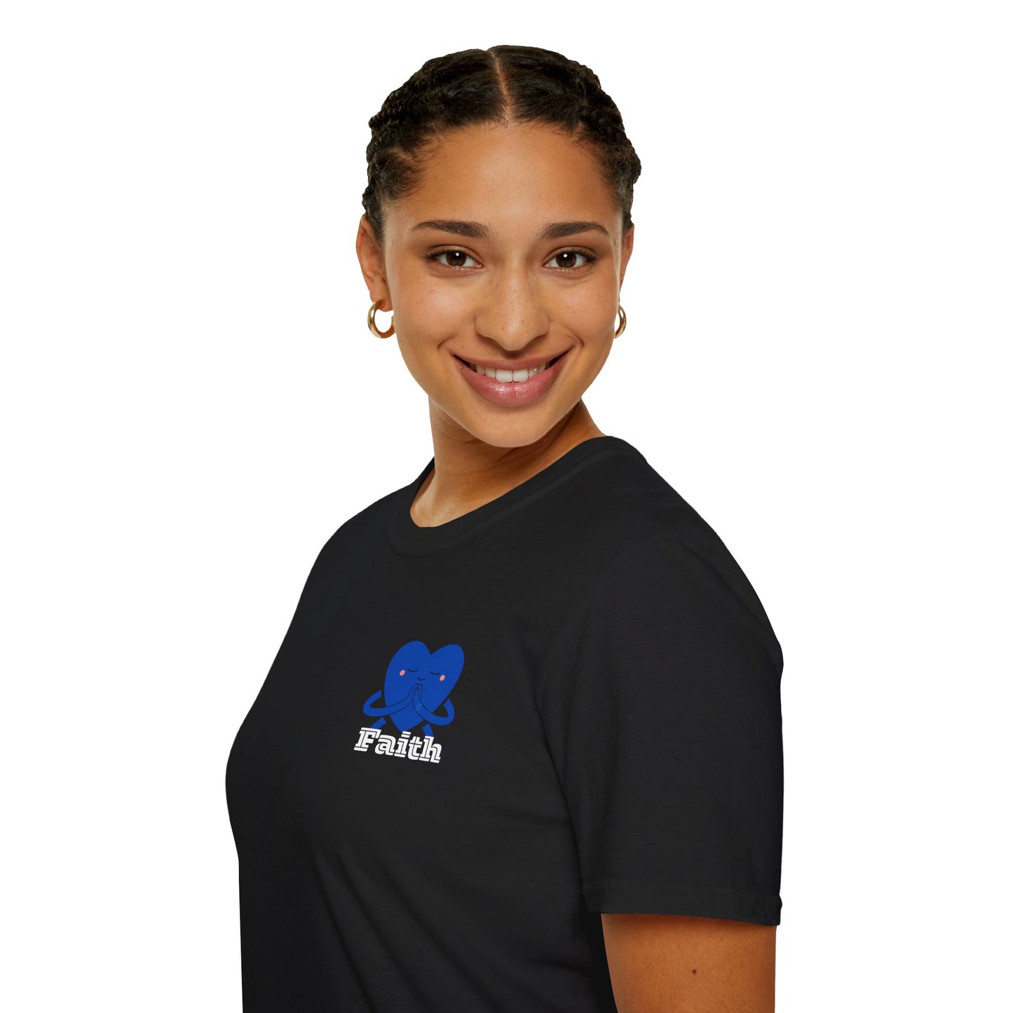 Unisex Softstyle T-Shirt - Heart, Prayer, Faith