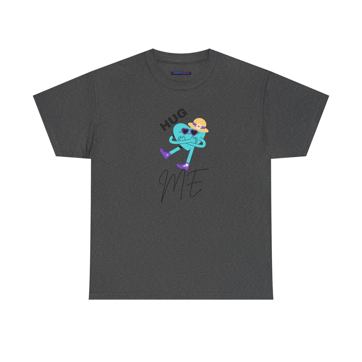 Unisex Heavy Cotton Tee HUG ME GIRL