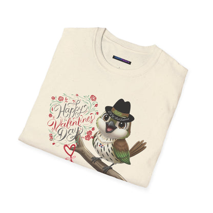 Unisex Softstyle T-Shirt Happy Valentine’s Day with Cigüita