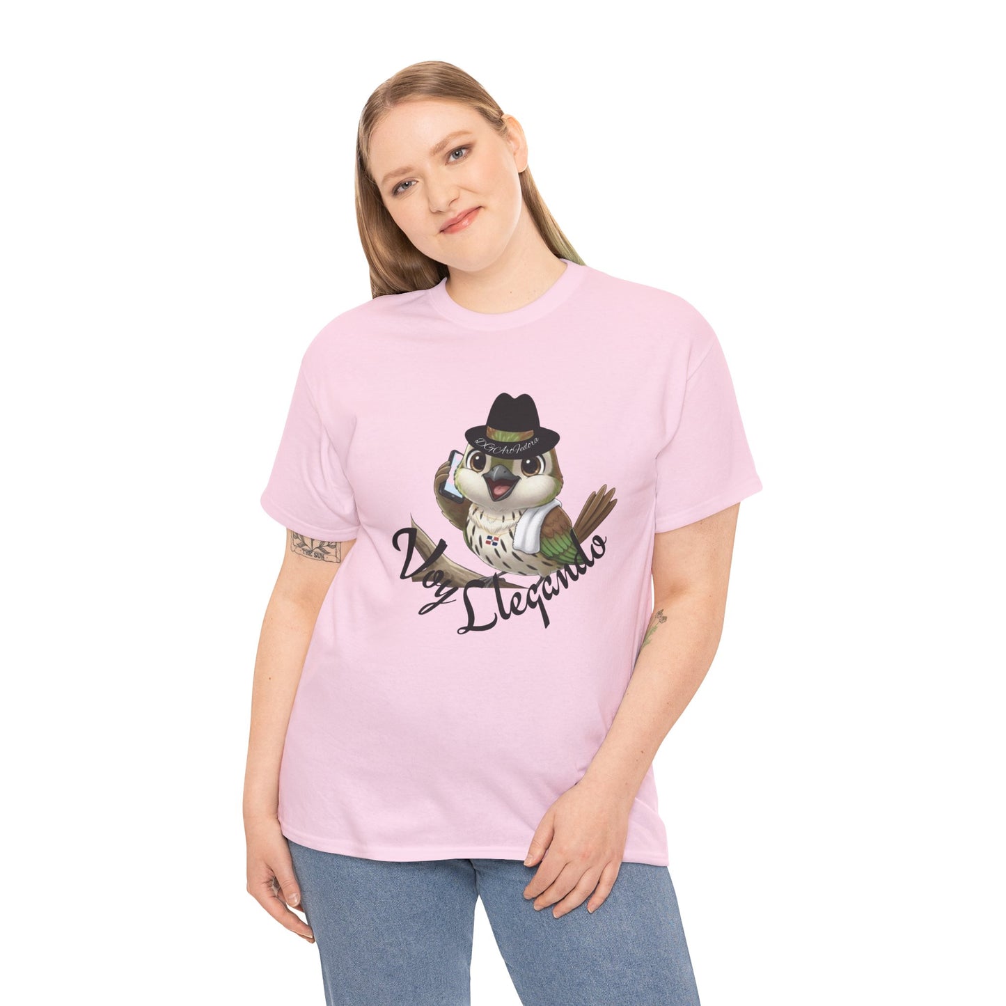 Unisex Heavy Cotton Tee - Voy Llegando