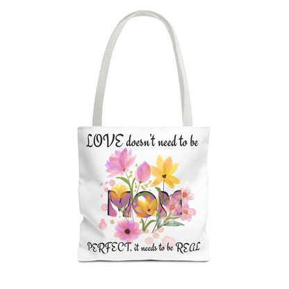 Love Is Real Inspirational Carryall Tote Bag