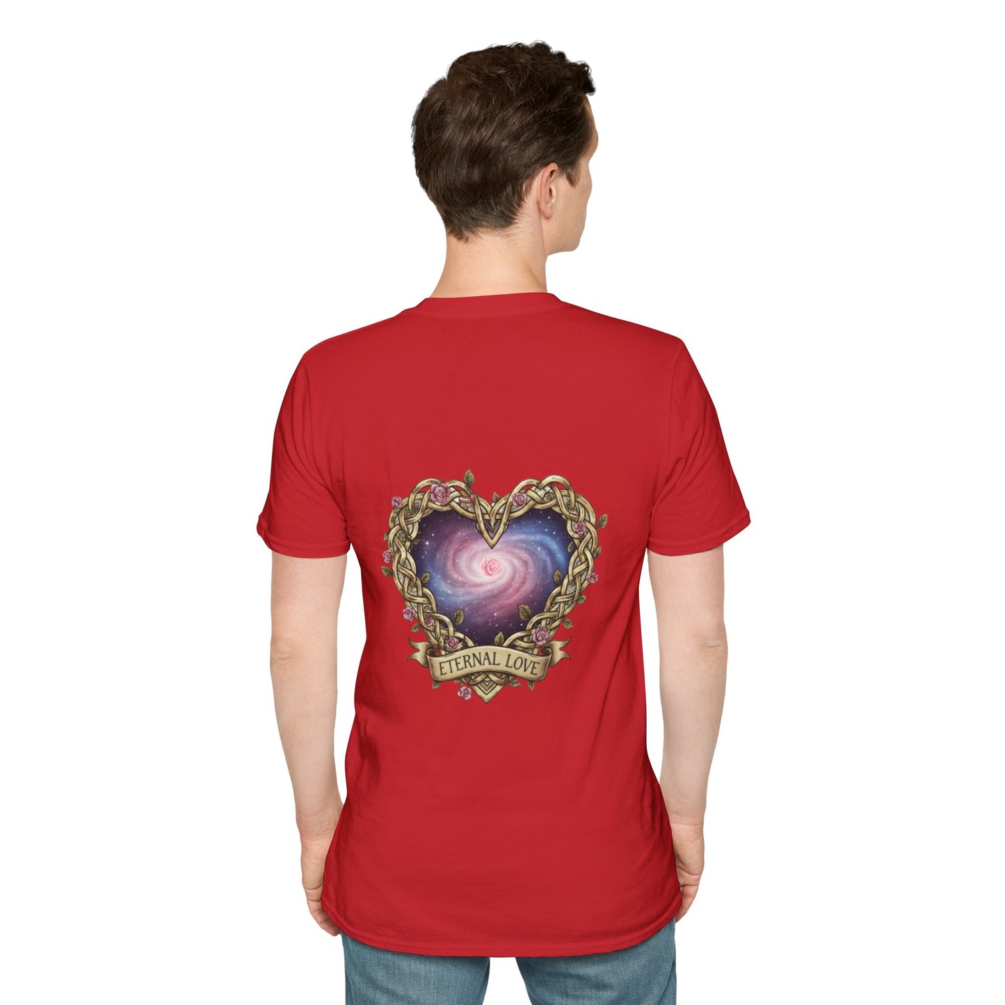 Unisex Softstyle T-Shirt infinity heart alante y atras