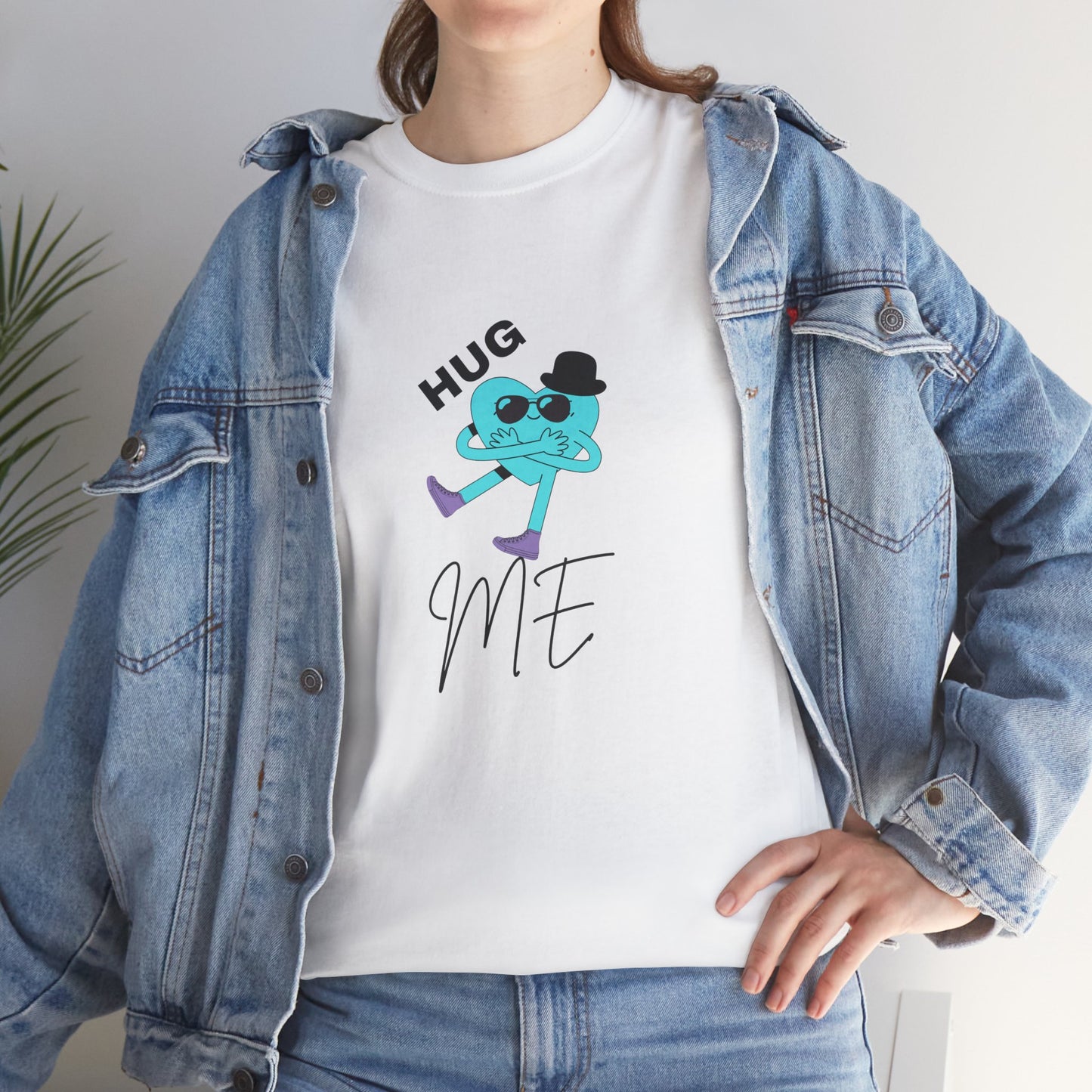 Unisex Heavy Cotton Tee HUG ME BOY