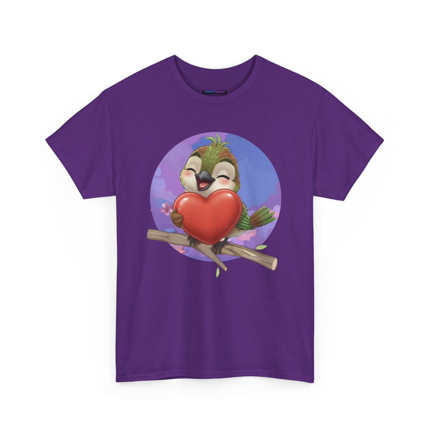 Unisex Heavy Cotton Tee Ciguita Hug your Heart