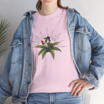Unisex Heavy Cotton Tee Ciguita Tropical Sunrise