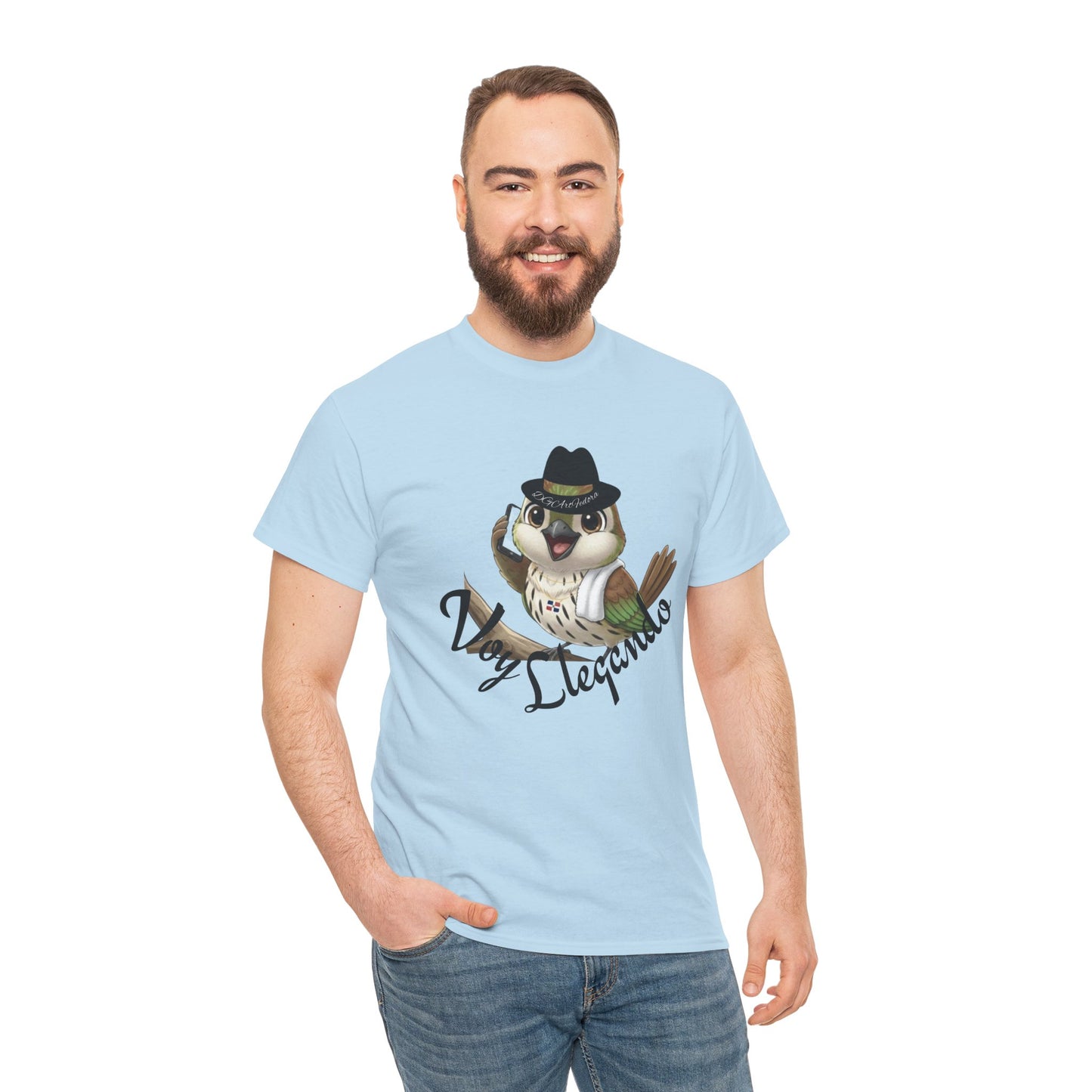 Unisex Heavy Cotton Tee - Voy Llegando