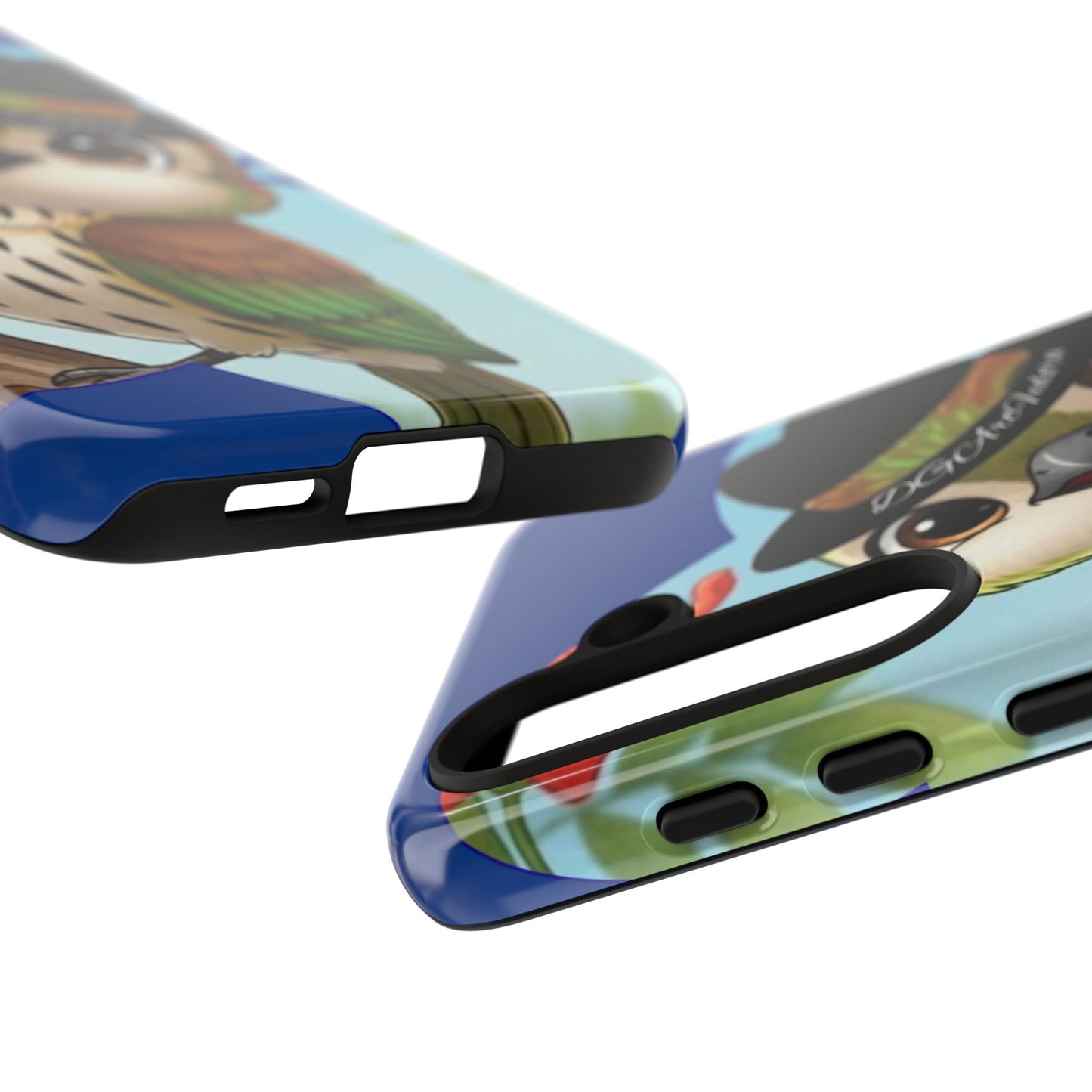 Tough Phone Case -  - Matte & Glossy Options - Cigüita Design Blue
