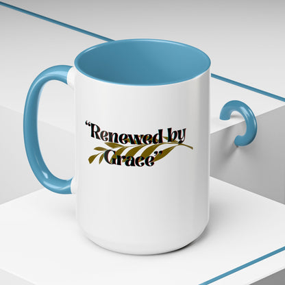 Accent Coffee Mug - Renewed by Grace