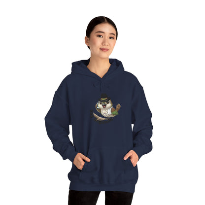 Unisex Heavy Blend  Hooded Sweatshirt with Cigüita "Voy llegando"