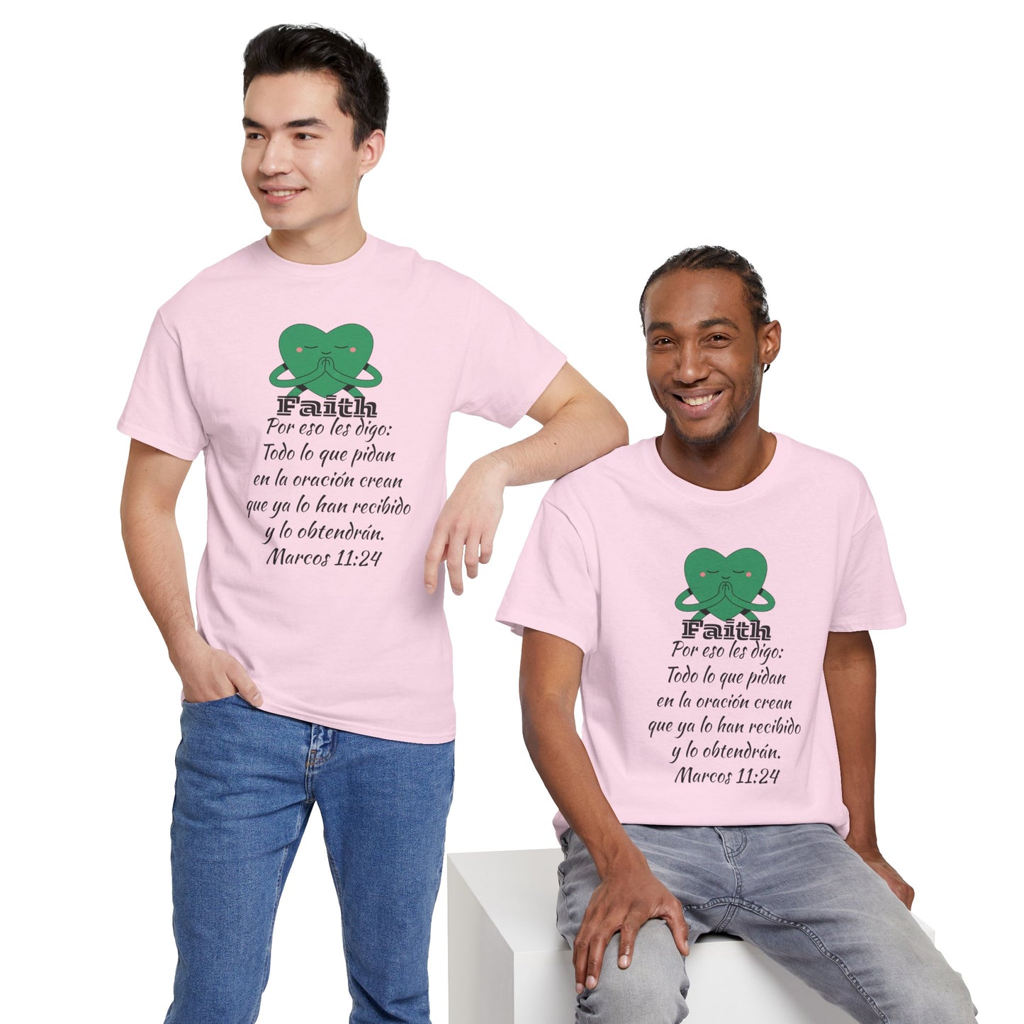 Unisex Heavy Cotton Tee - Fe Marcos 11:24