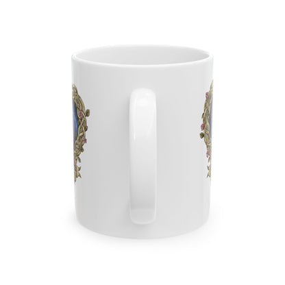 Ceramic Mug, (11oz, 15oz) Infinity Heart on Both Sides