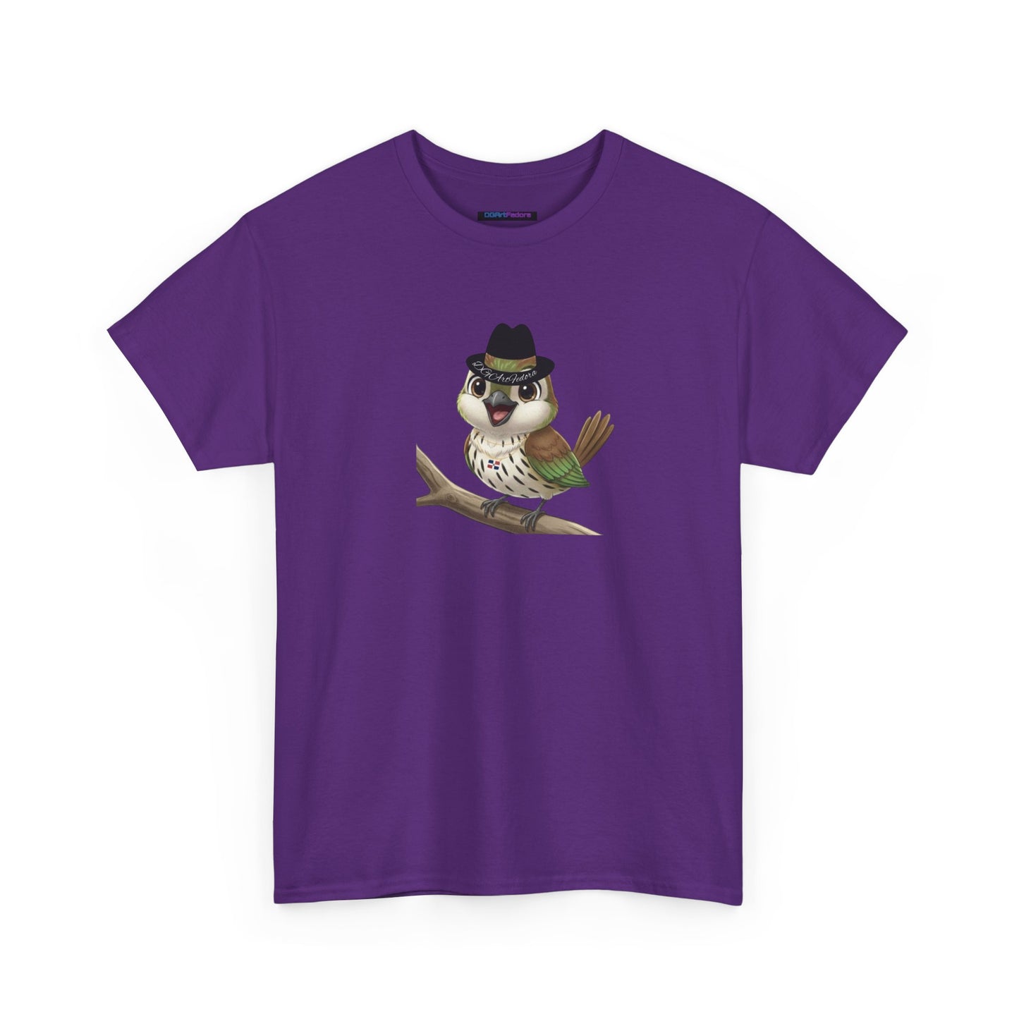 Unisex Heavy Cotton Tee Ciguita Chillin' on a Branch