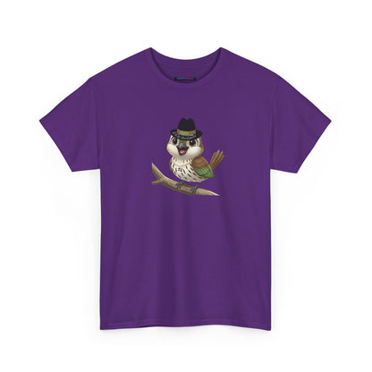 Unisex Heavy Cotton Tee Ciguita Chillin' on a Branch
