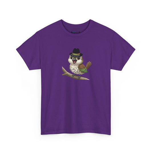 Unisex Heavy Cotton Tee Ciguita Chillin' on a Branch