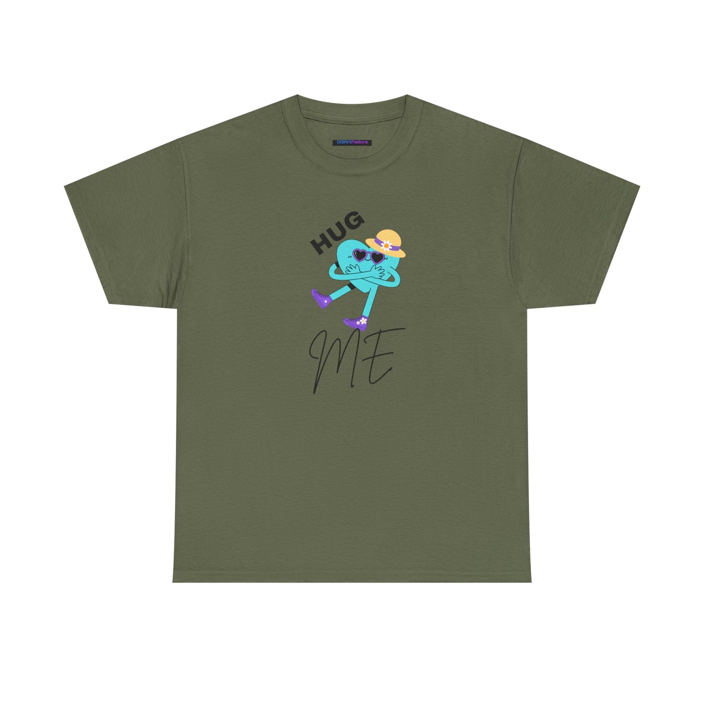 Unisex Heavy Cotton Tee HUG ME GIRL