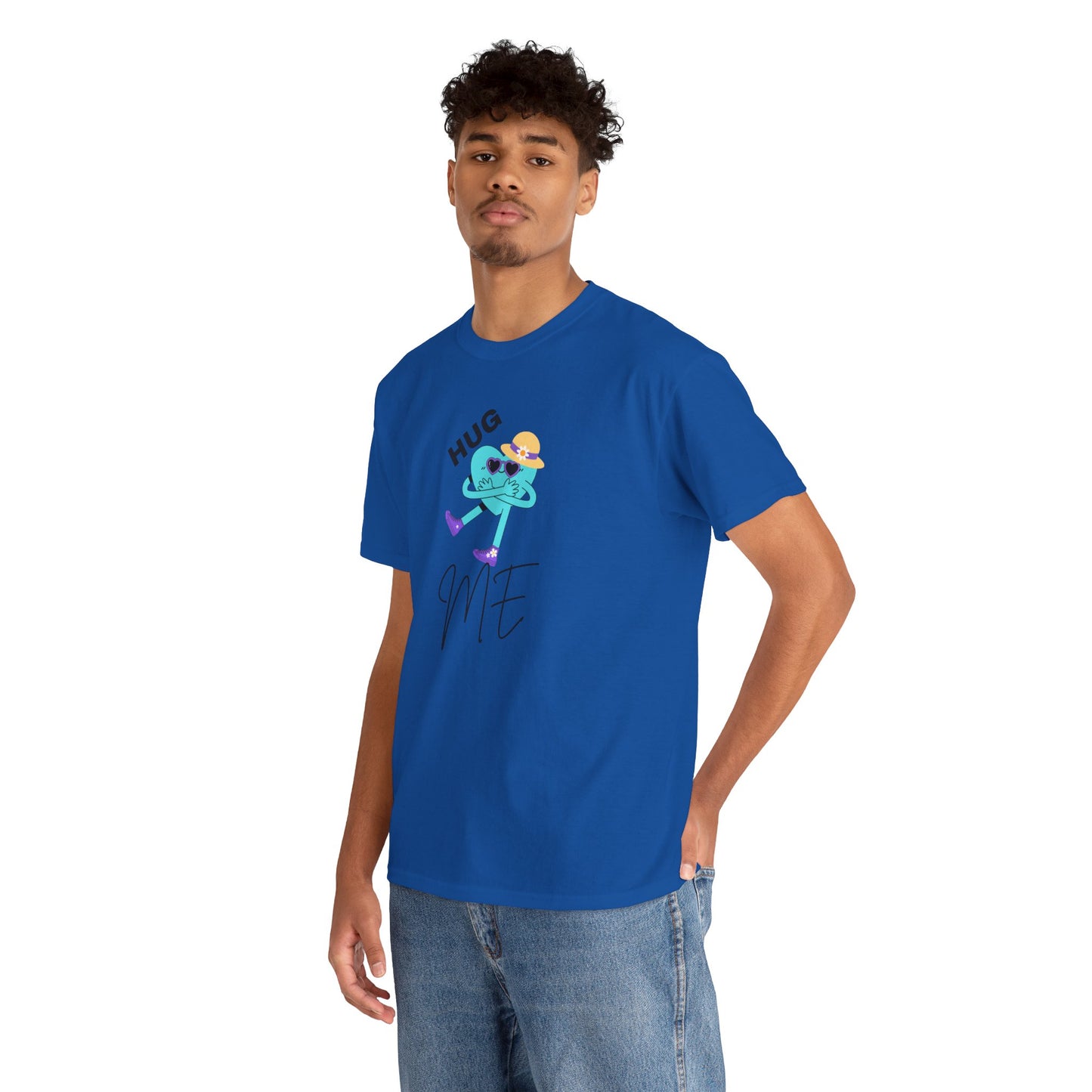Unisex Heavy Cotton Tee HUG ME GIRL