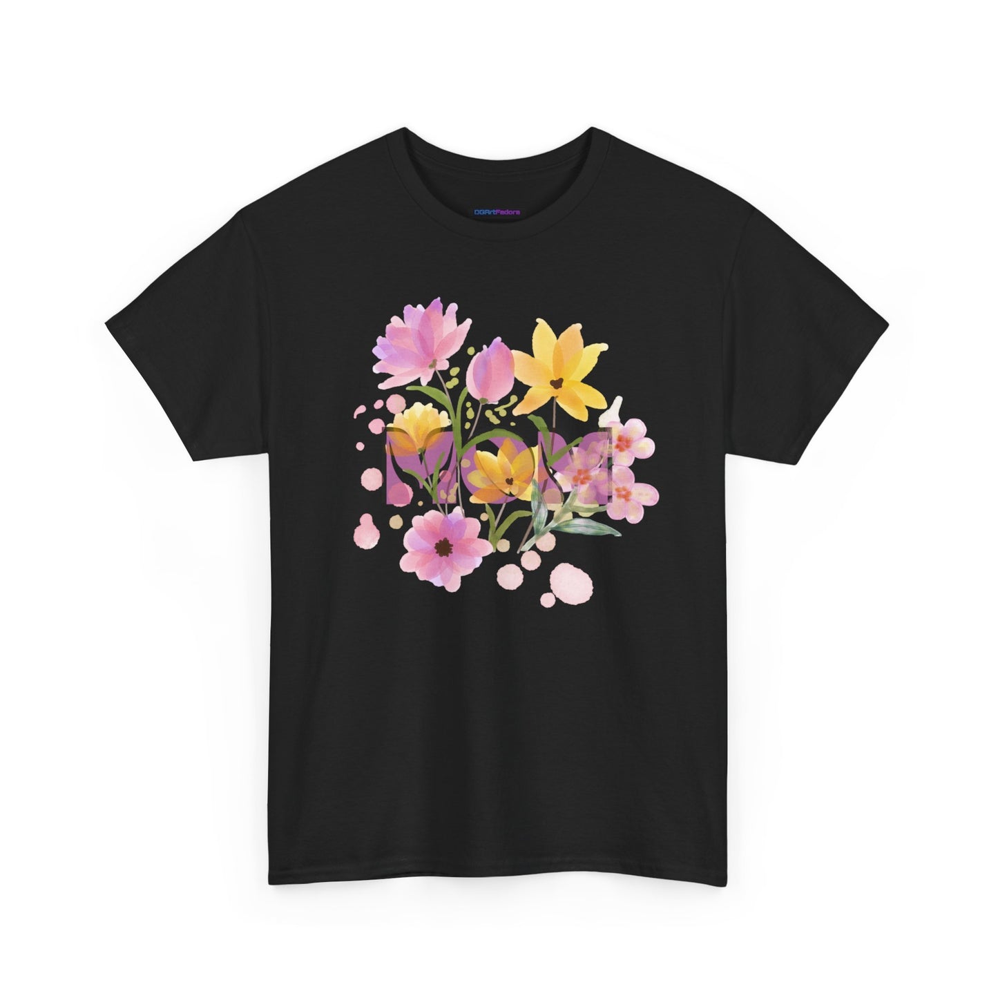 Soft Floral Mom Tribute Design - Heavy Cotton Tee