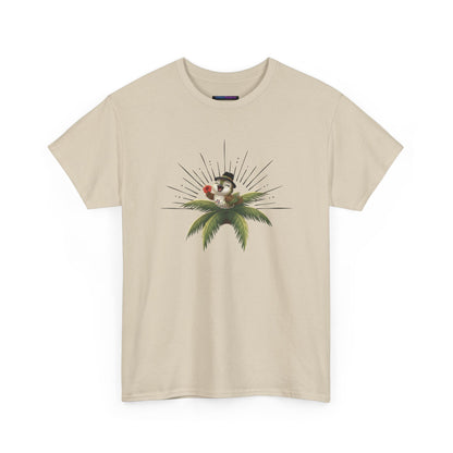 Unisex Heavy Cotton Tee Ciguita Tropical Sunrise