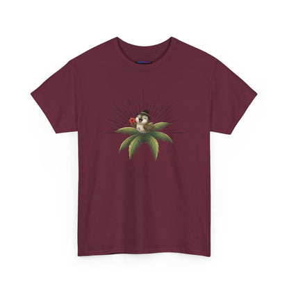 Unisex Heavy Cotton Tee Ciguita Tropical Sunrise