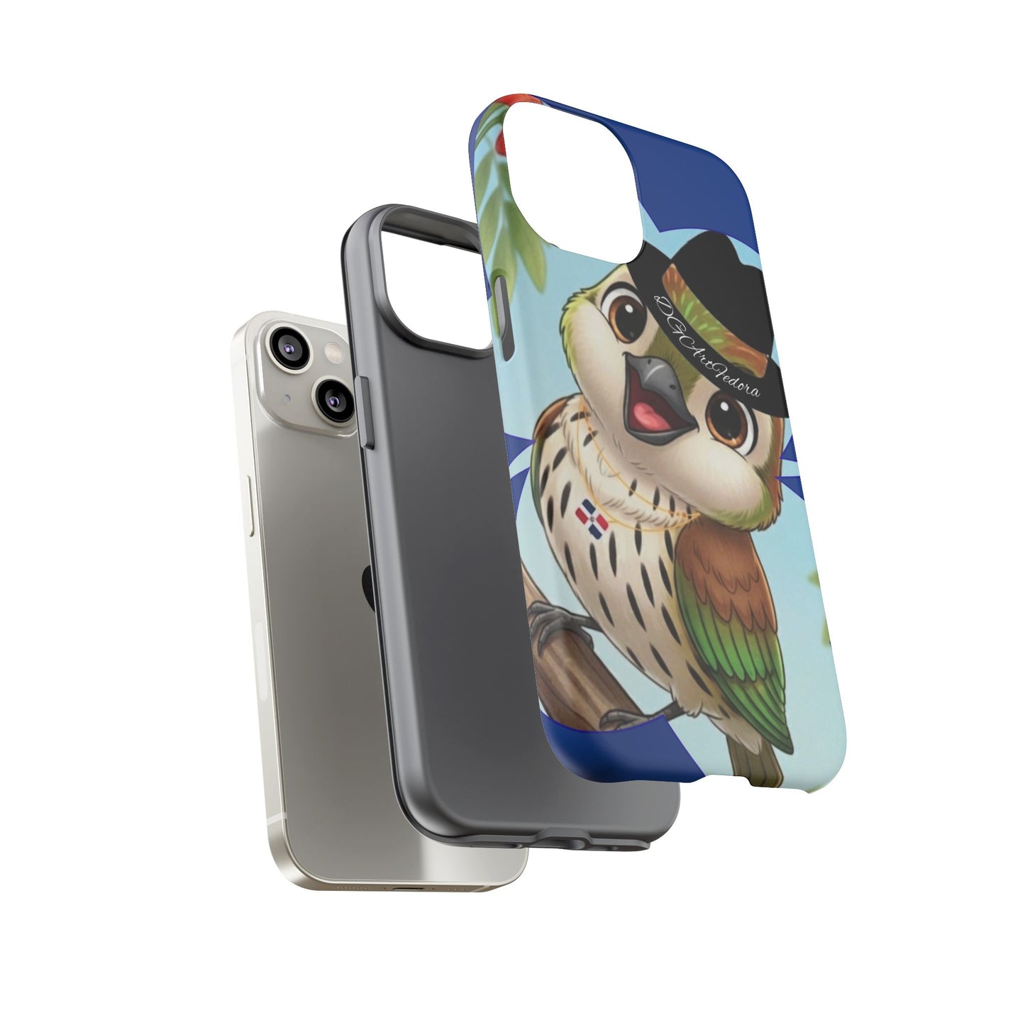 Tough Phone Case -  - Matte & Glossy Options - Cigüita Design Blue