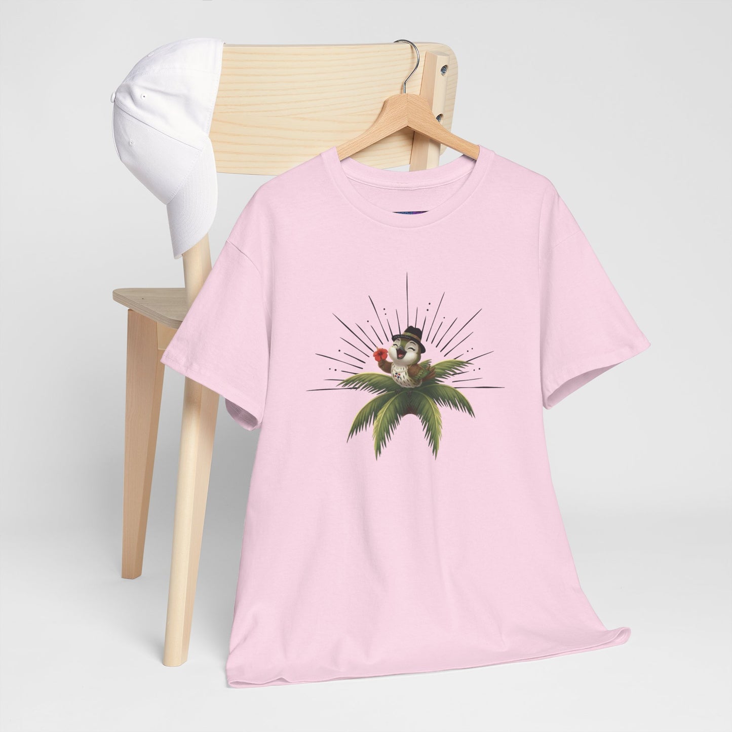 Unisex Heavy Cotton Tee Ciguita Tropical Sunrise