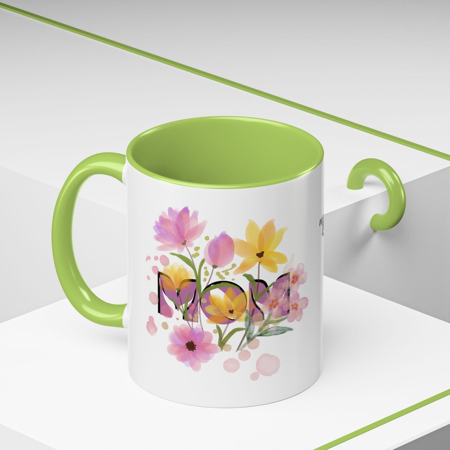 Mother’s Day Inspirational Love Quote - Floral Mom Mug