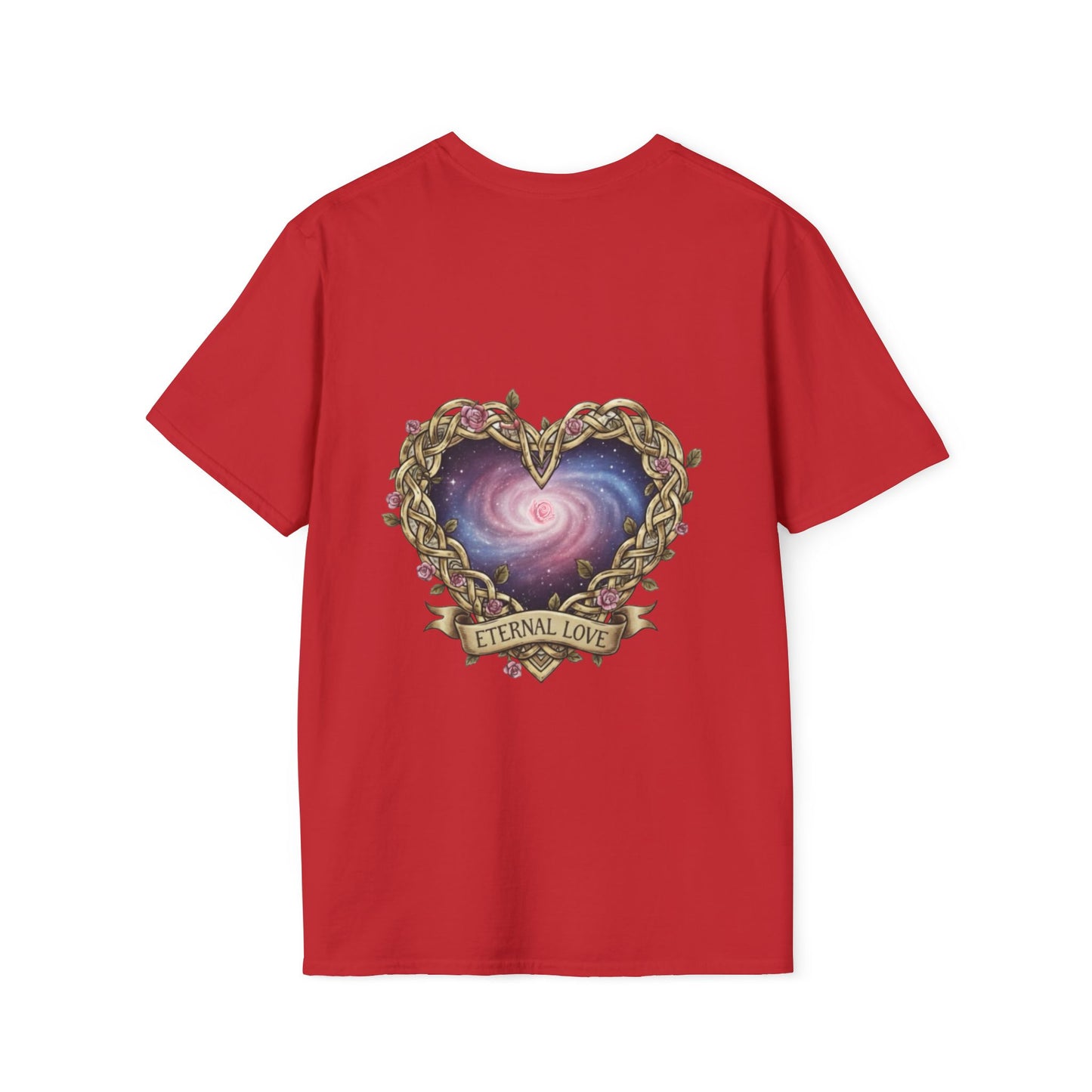 Unisex Softstyle T-Shirt infinity heart alante y atras